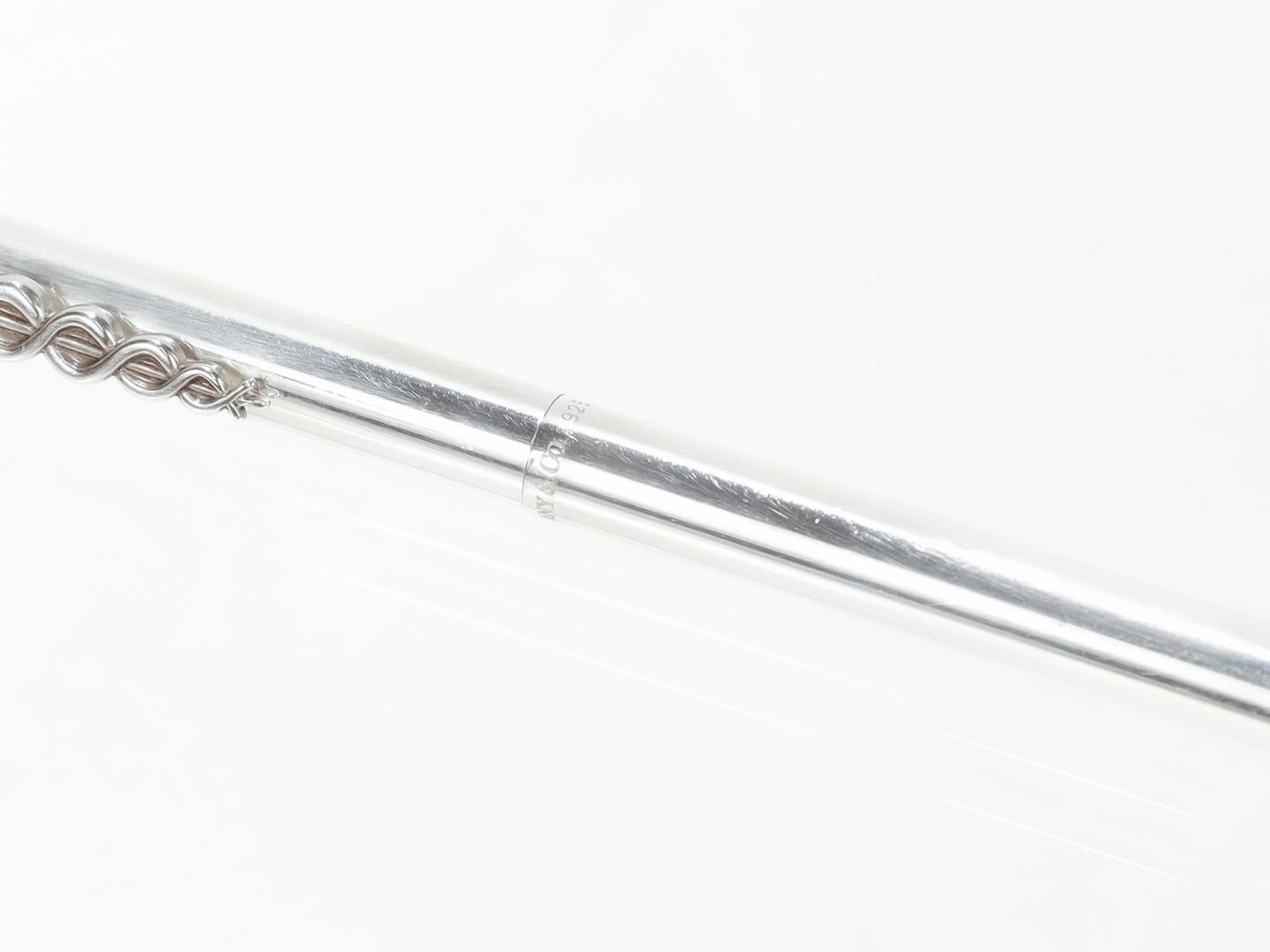 Tiffany & Co. Sterlingsilber Caduceus Kugelschreiber mit Kugelschreiber im Angebot 5