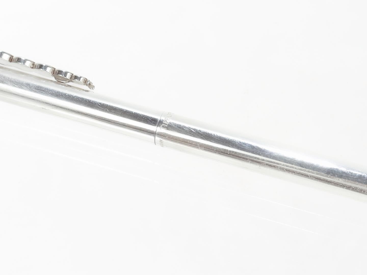 Tiffany & Co. Sterlingsilber Caduceus Kugelschreiber mit Kugelschreiber im Angebot 4