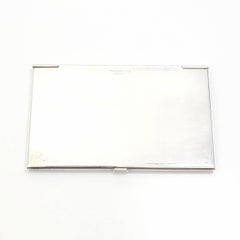 Tiffany & Co Sterling Silver Card Holder with Monogram