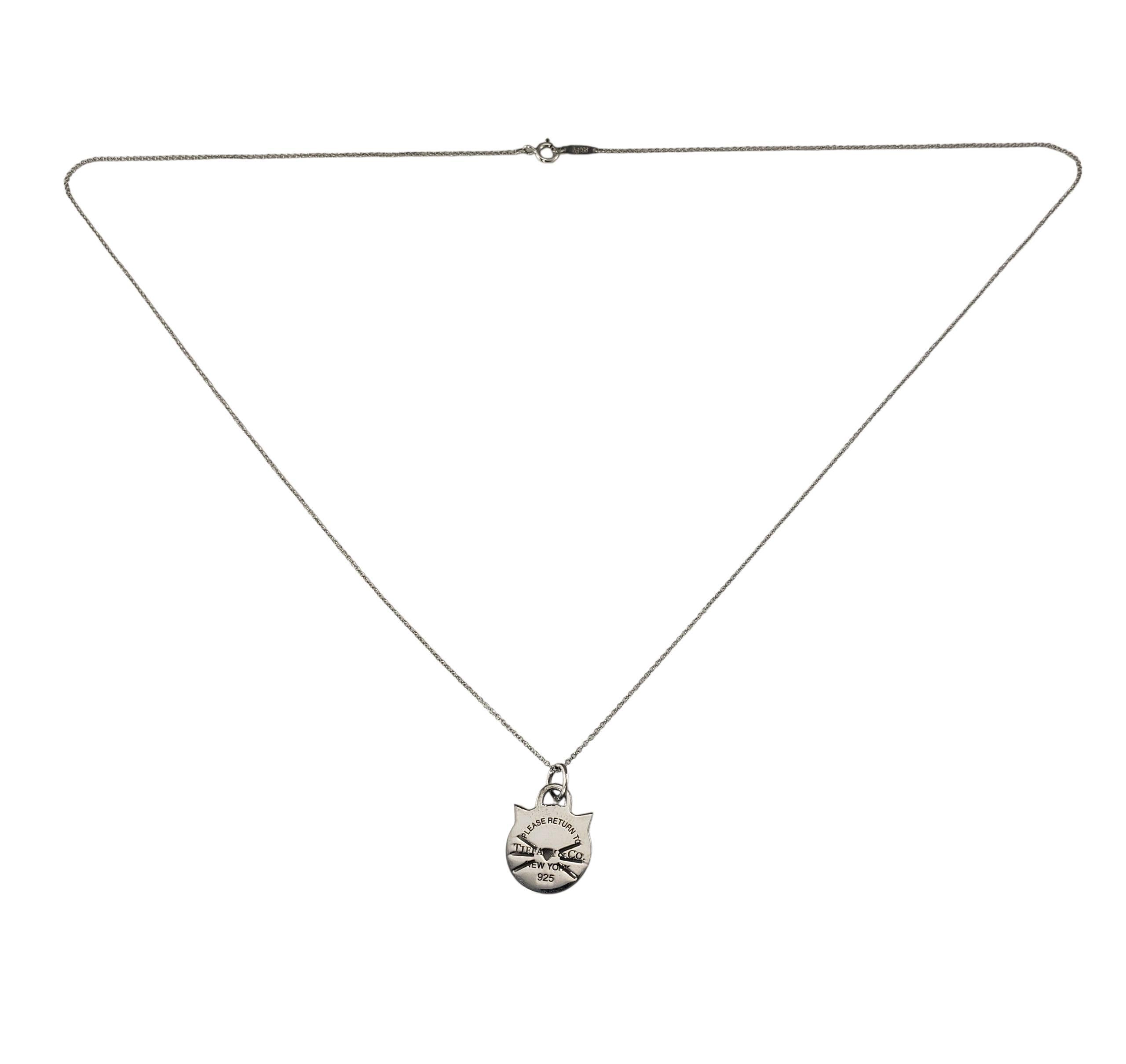 Tiffany & Co. Collana con ciondolo a forma di gatto 