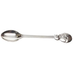 Vintage Tiffany & Co. Sterling Silver Chick and Egg Baby Spoon
