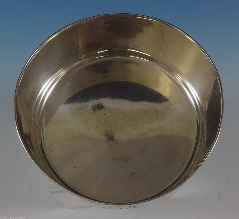 Tiffany and Co. Sterling Silver Child's Bowl with AcidEtched Fairies For Sale at 1stDibs