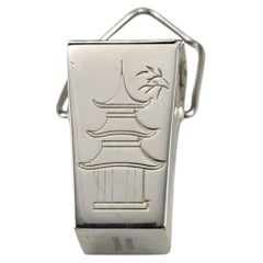 Tiffany & Co. Sterling Silver Chinese Take Out Pill Box #25510