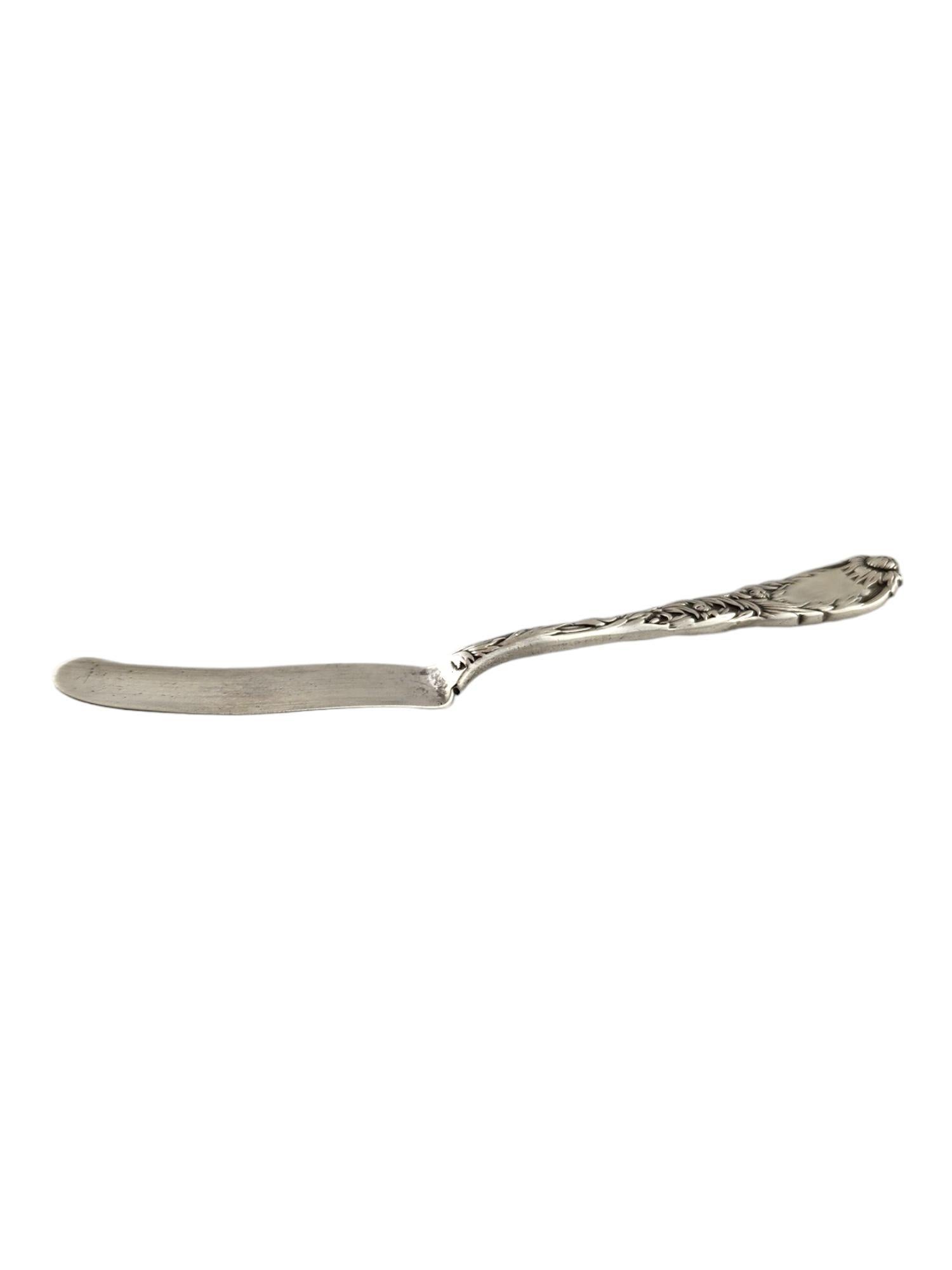 Women's Tiffany & Co Sterling Silver Chrysanthemum Master Butter Knife #18346 For Sale