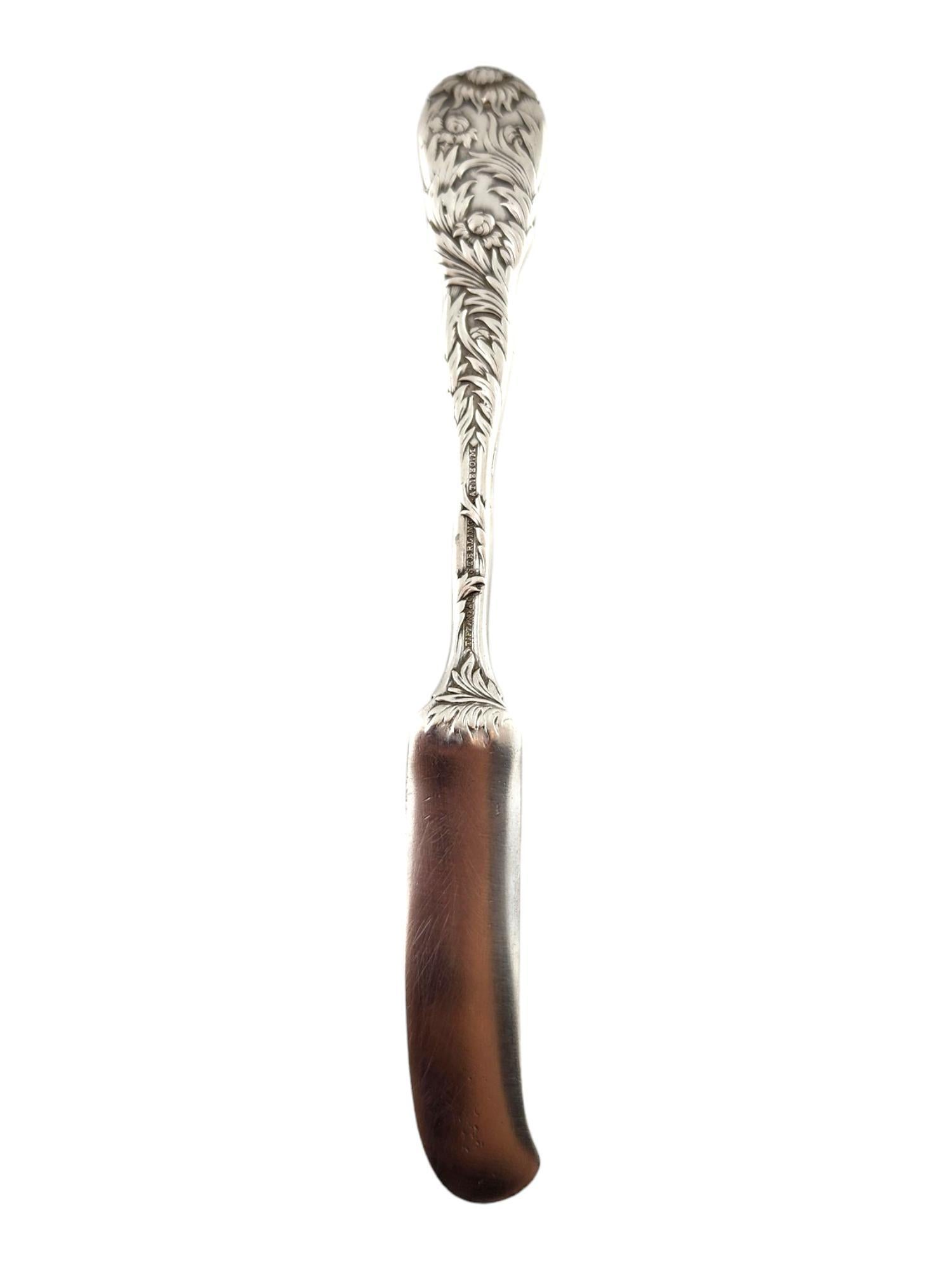 Tiffany & Co Sterling Silver Chrysanthemum Master Butter Knife #18346 For Sale 2
