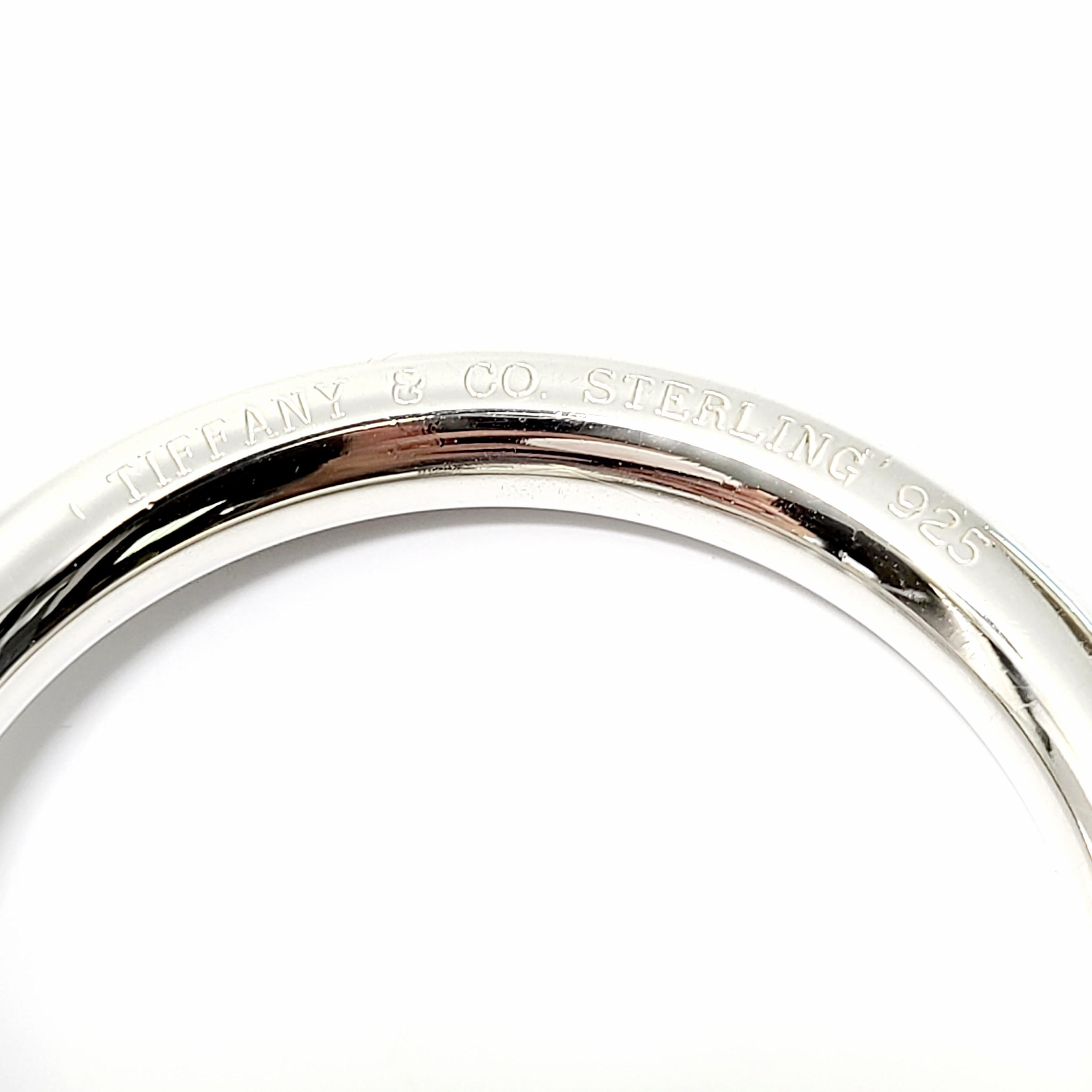 Tiffany & Co Sterling Silber Kreis Ring Baby Rassel mit Etui 1