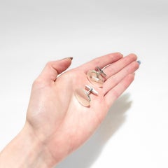 Tiffany & Co. Sterling Silver Classic Oval Cufflinks