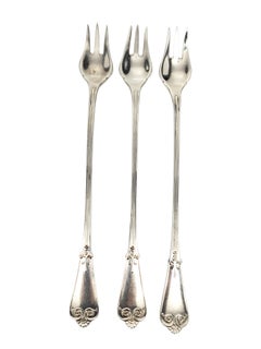 Tiffany & Co. Set di 3 forchette da cocktail in argento Sterling #24493