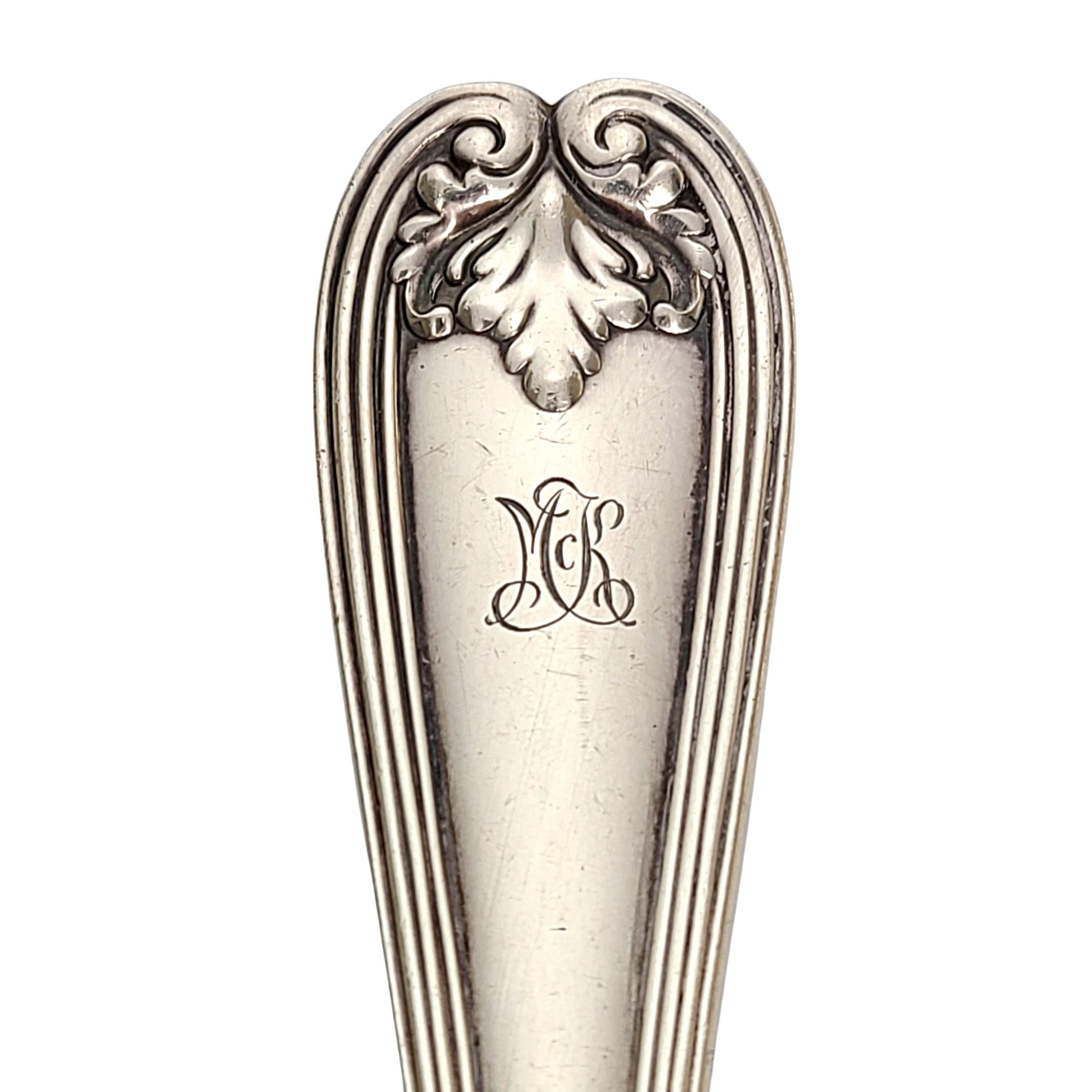 Tiffany & Co Sterling Silver Colonial Serrated Pie Server with Monogram 1