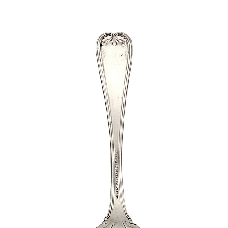 Tiffany & Co Sterling Silver Colonial Tea Spoon with Monogram with Pouch For Sale 3