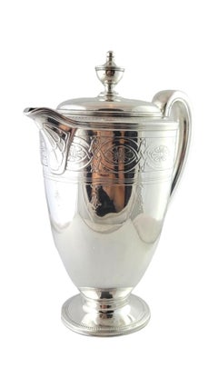 Pichet couvert en argent sterling Tiffany & Co vers 1907-1947 n° 18014