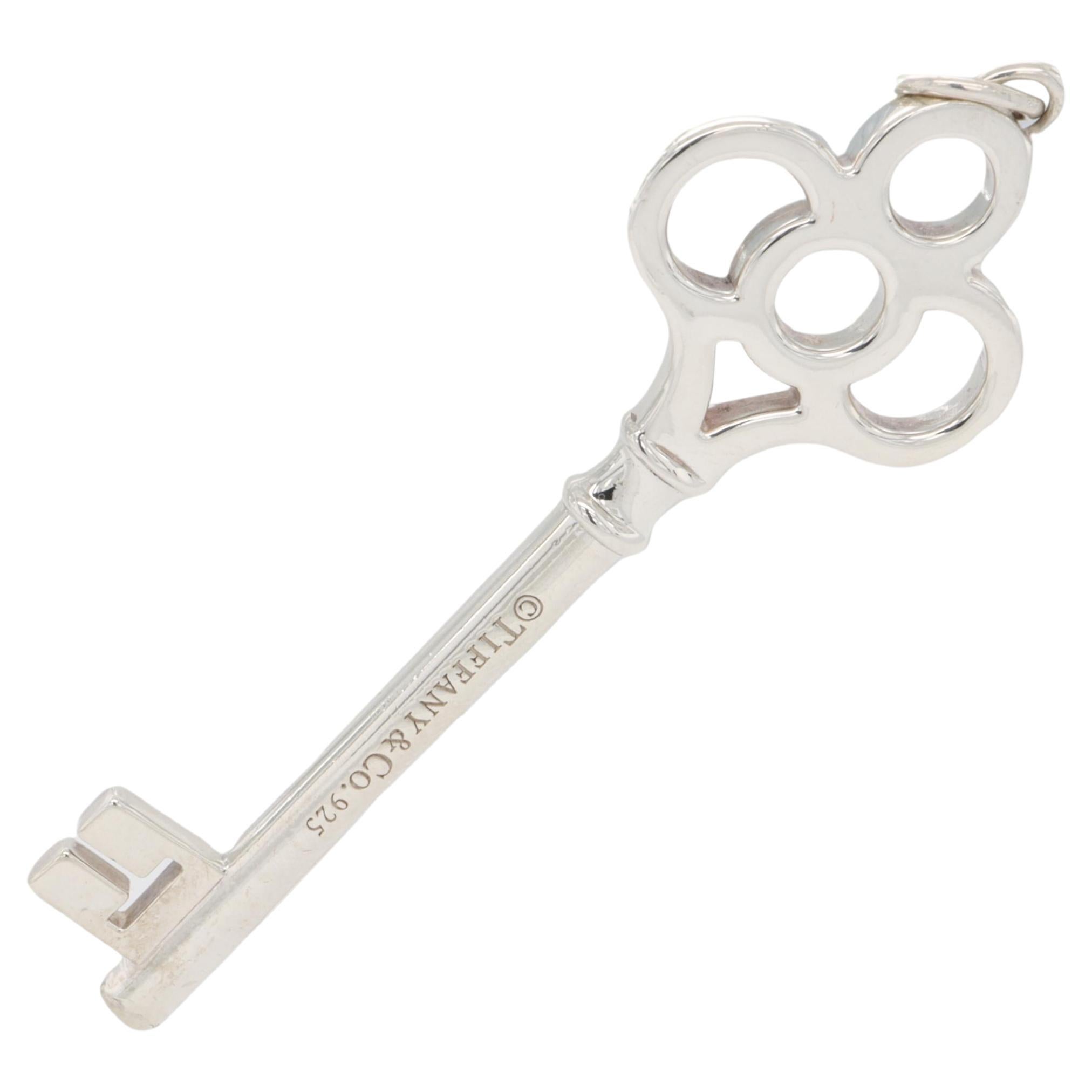 Tiffany & Co. Sterling Silver Crown Keys Pendant