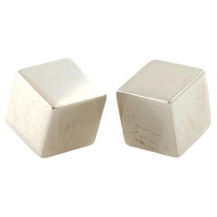 Tiffany & Co. Sterling Silver Cube Earrings #18150
