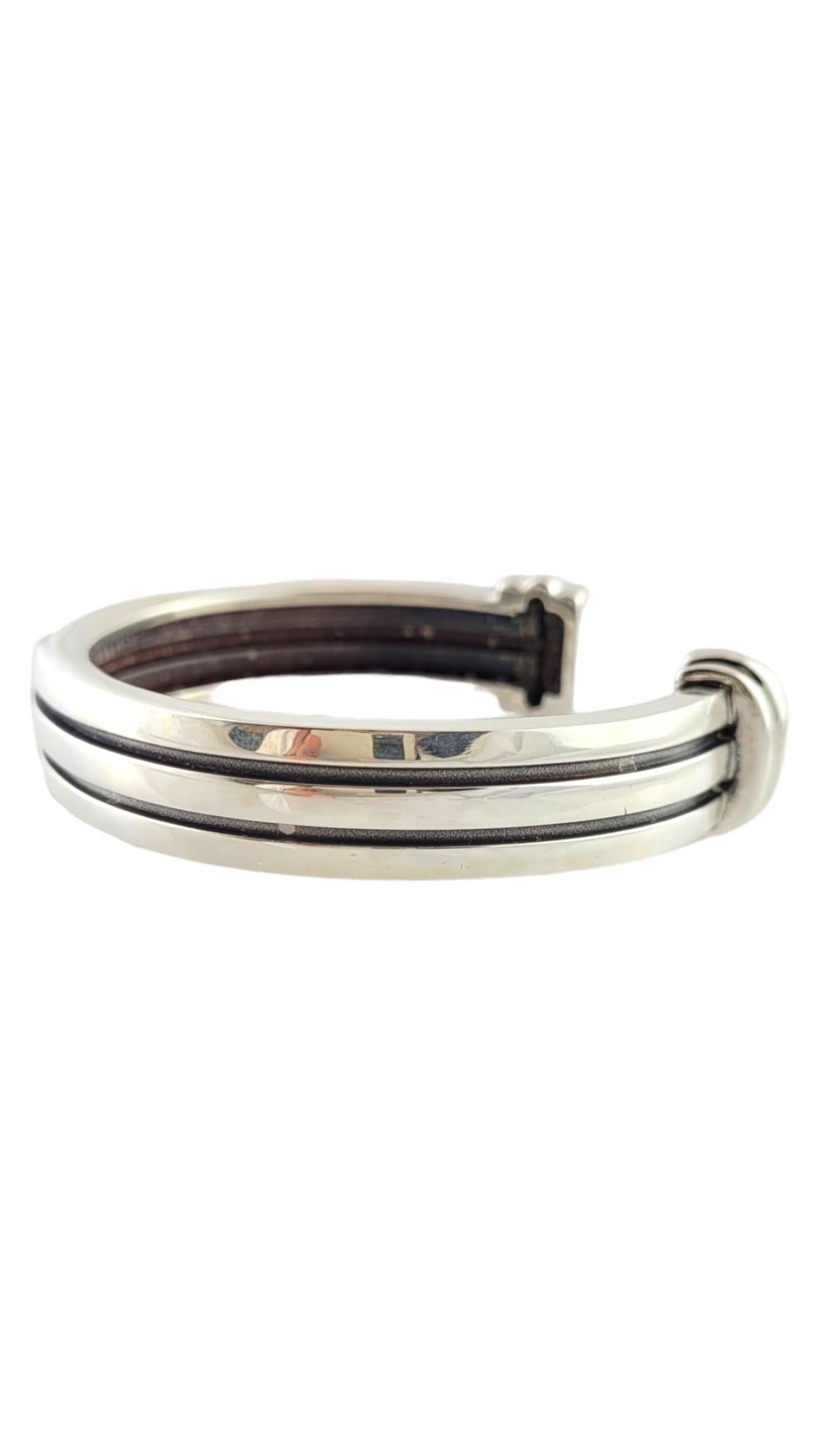 Tiffany & Co. Sterling Silver Cuff Bracelet

This gorgeous piece by Tiffany & Co was crafted from sterling silver and will look beautiful on anyone!

Size: 6.5