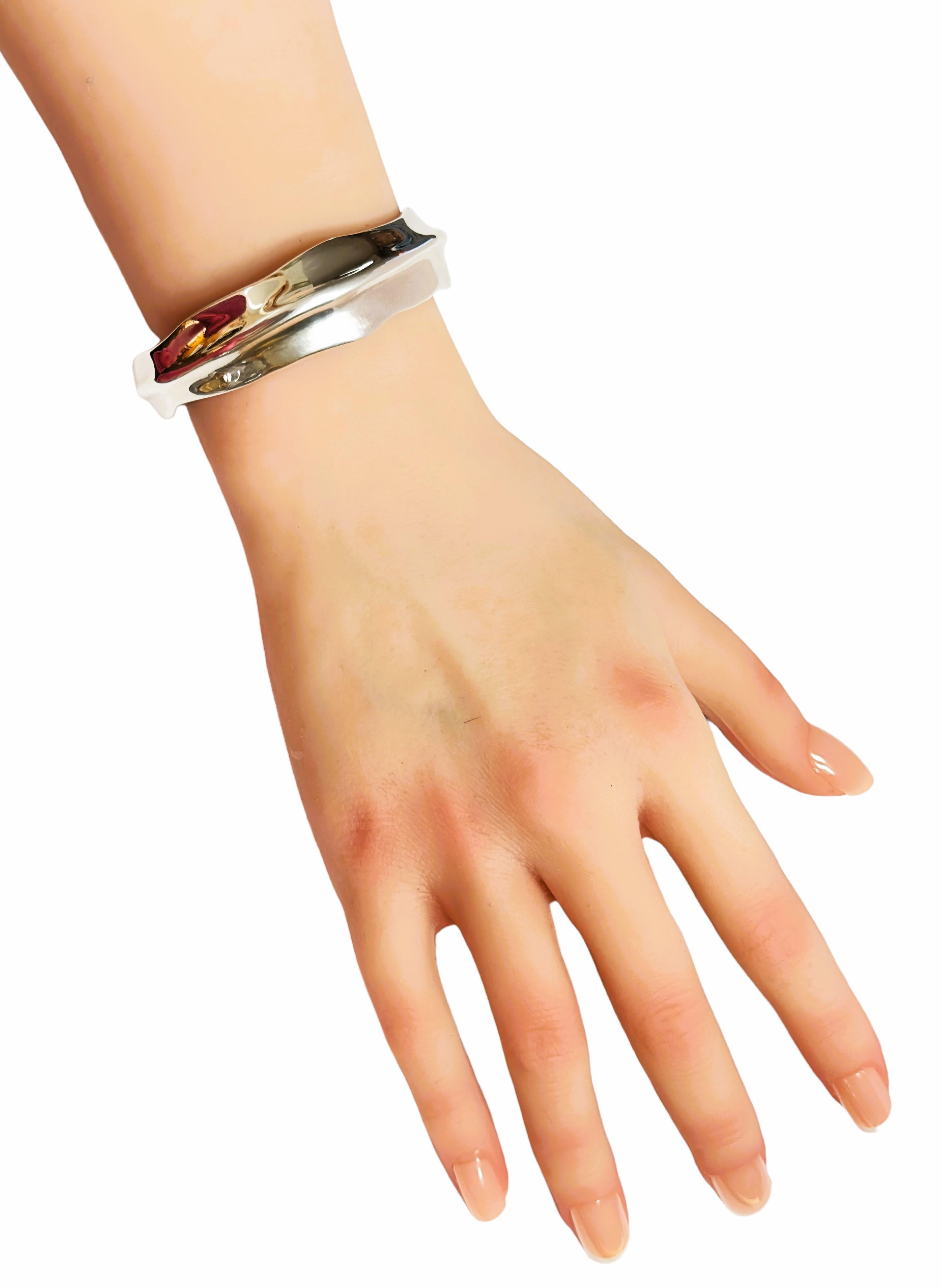 Manschettenarmband aus Sterlingsilber von Tiffany & Co 4