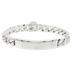 Tiffany & Co. Sterling Silver Curb Link ID Bracelet
