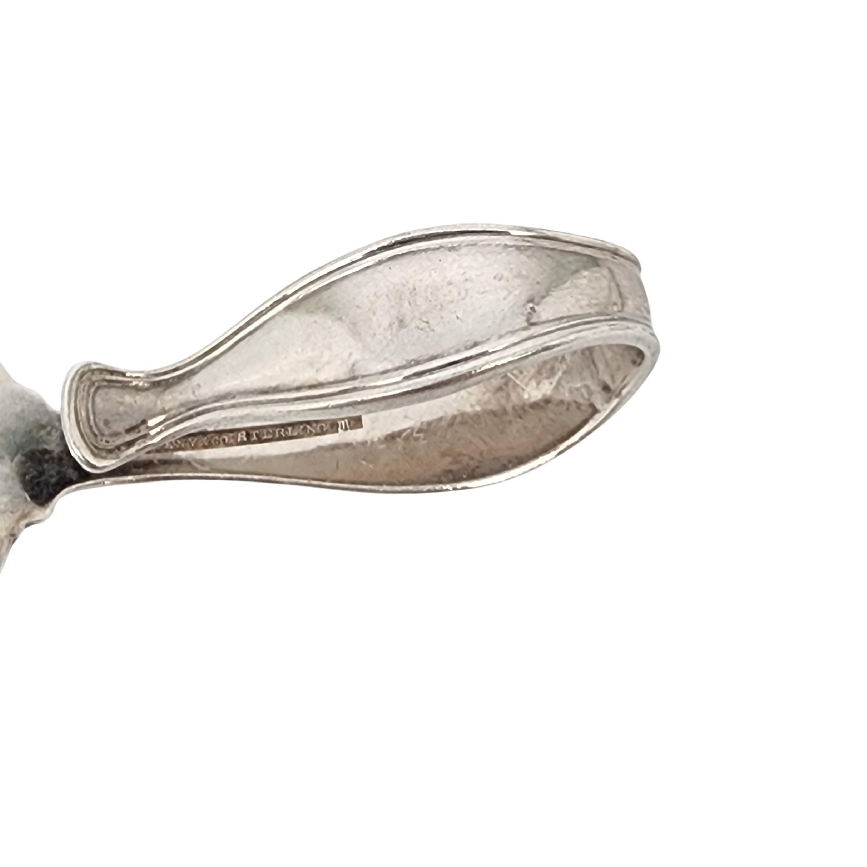 Babylöffel mit geschwungenem Henkel aus Sterlingsilber von Tiffany & Co. mit Mono, #16853 im Angebot 1