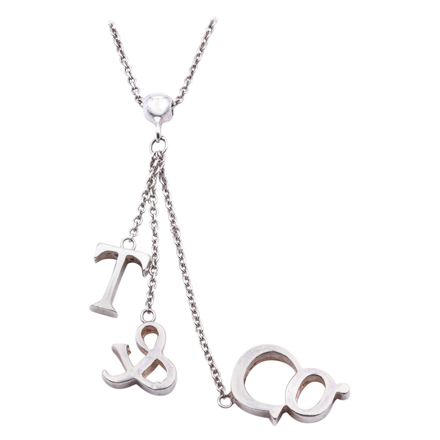 Tiffany & Co. Sterling Silver Dangle Necklace