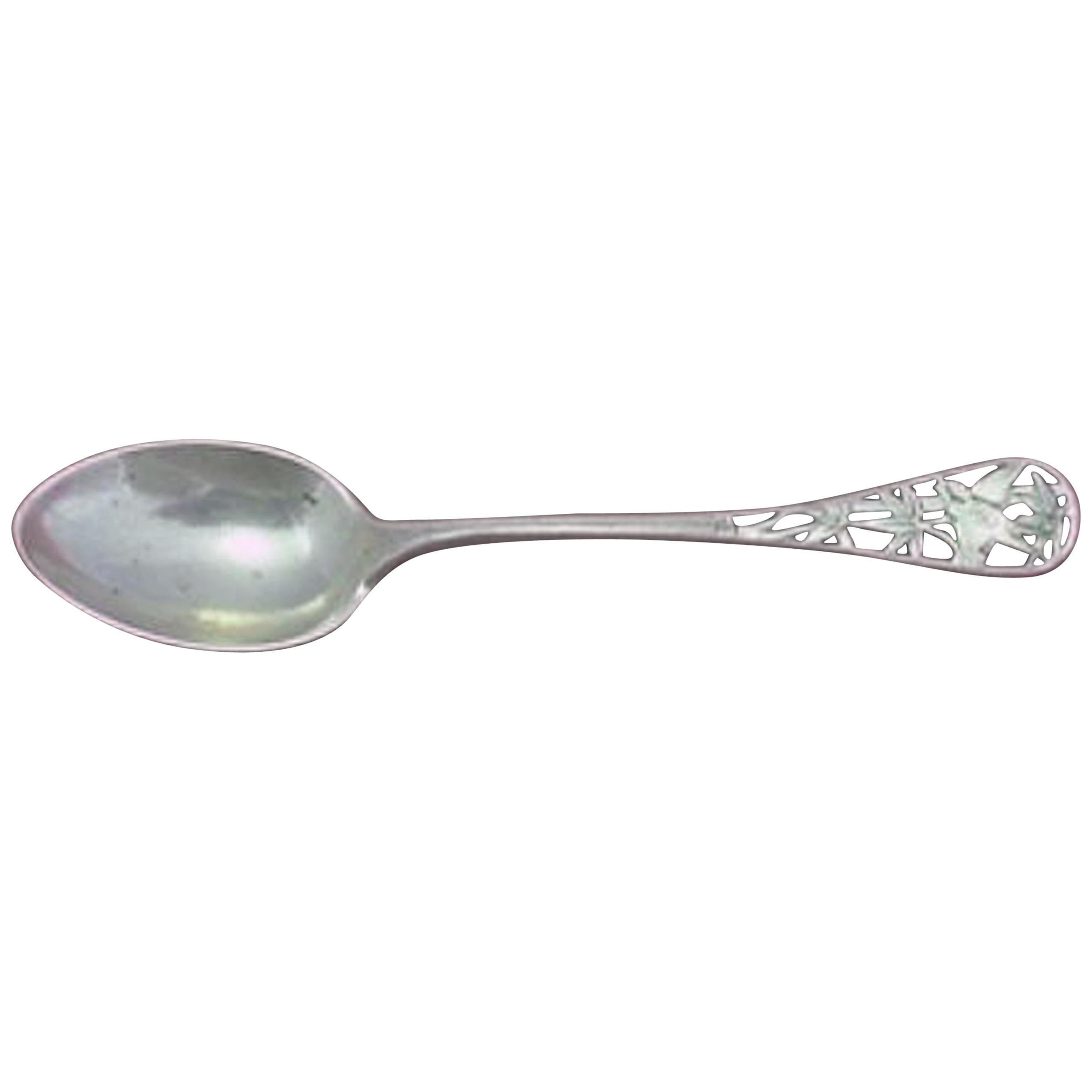 Tiffany & Co. Sterling Silver Demitasse Spoon Pierced with Bird