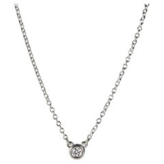 Tiffany & Co. Anhänger „Diamond By The Yard“ von Elsa Peretti aus Sterlingsilber mit Diamanten
