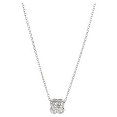 Tiffany & Co. Sterling Silver Diamond Lace Pendant