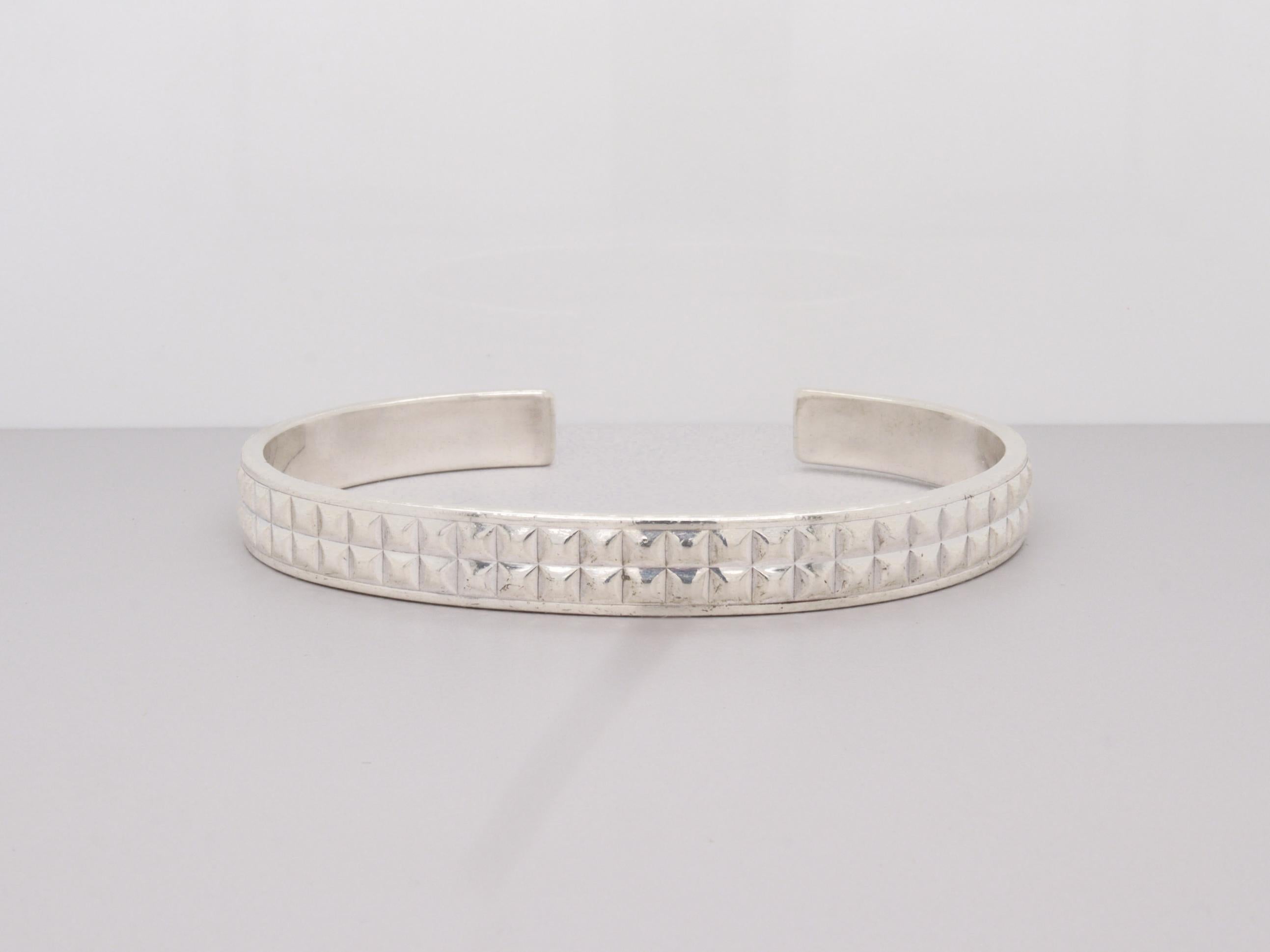 Tiffany & Co. Bracciale a punta di diamante in argento sterling In condizioni buone in vendita a Philadelphia, PA