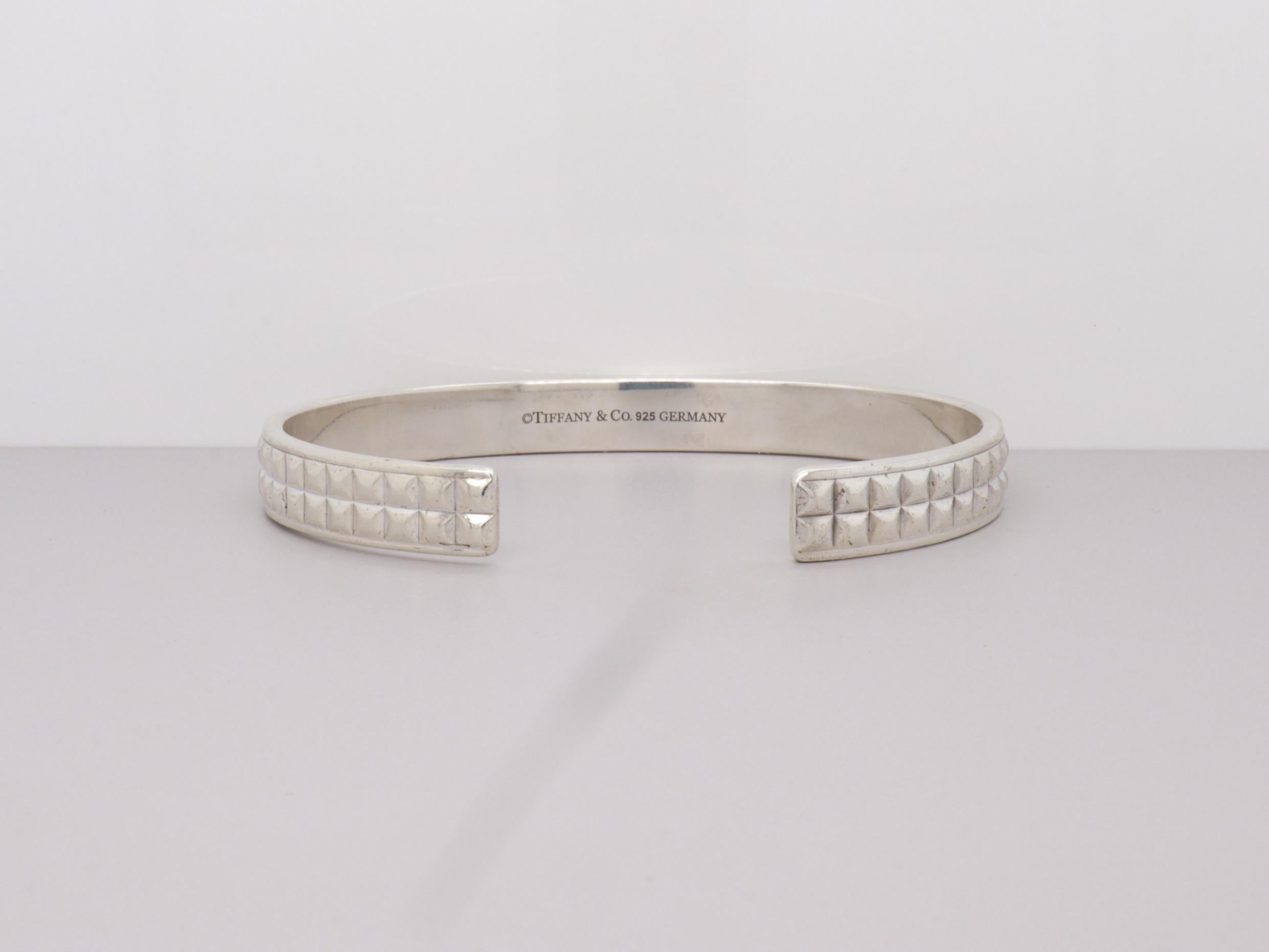 Tiffany & Co. Bracciale a punta di diamante in argento sterling in vendita 1