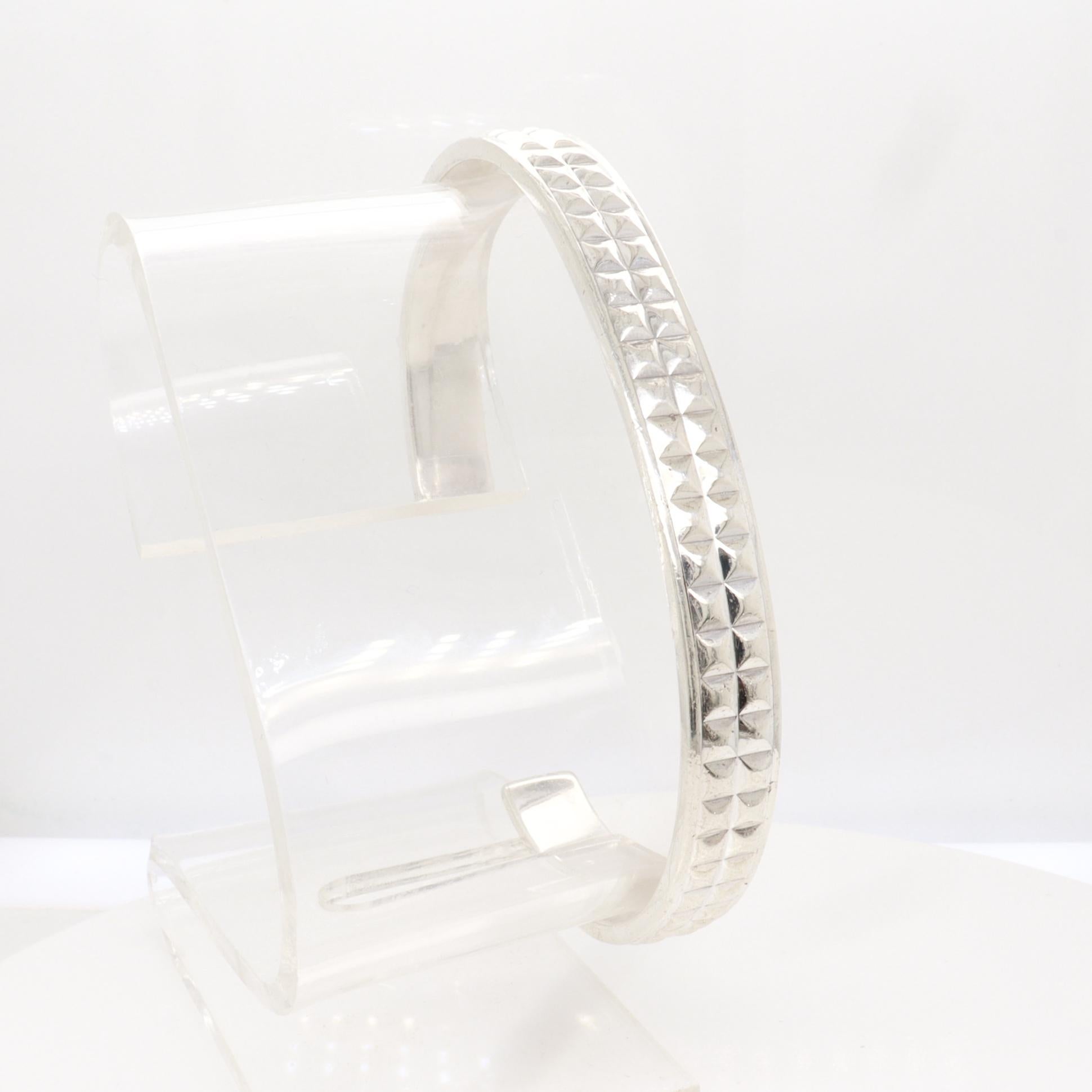 Tiffany & Co. Bracciale a punta di diamante in argento sterling in vendita 4