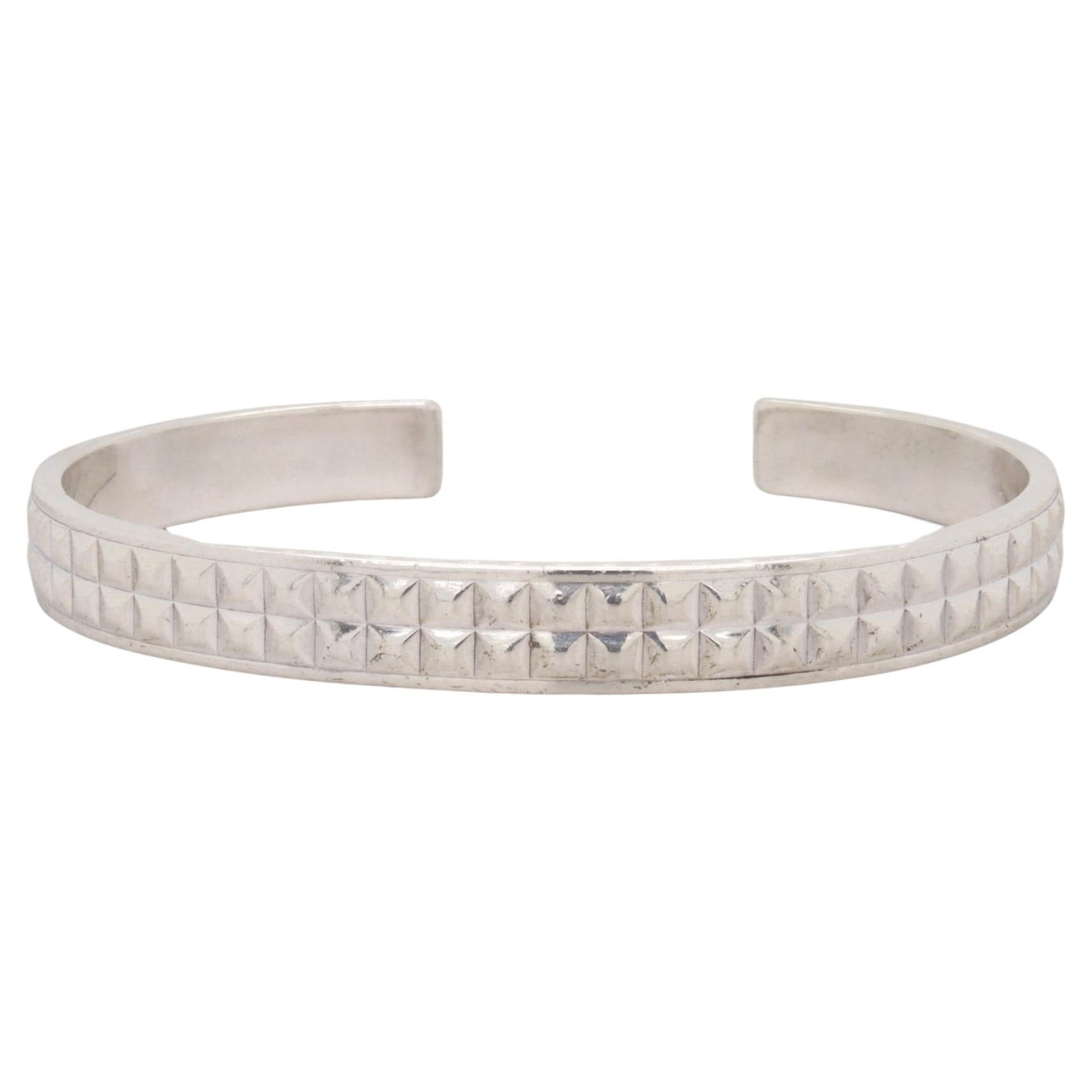 Tiffany & Co. Bracciale a punta di diamante in argento sterling in vendita