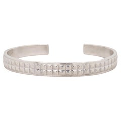 Tiffany & Co. Sterling Silver Diamond Point Cuff Bracelet