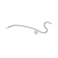 Tiffany & Co. Sterling Silber Diamant Rückkehr zu Tiffany-Armband