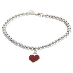 Tiffany & Co. Sterling Silber Diamant Rückkehr zu Tiffany-Armband