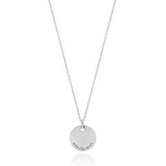 Tiffany & Co. Sterling Silver Disc Necklace
