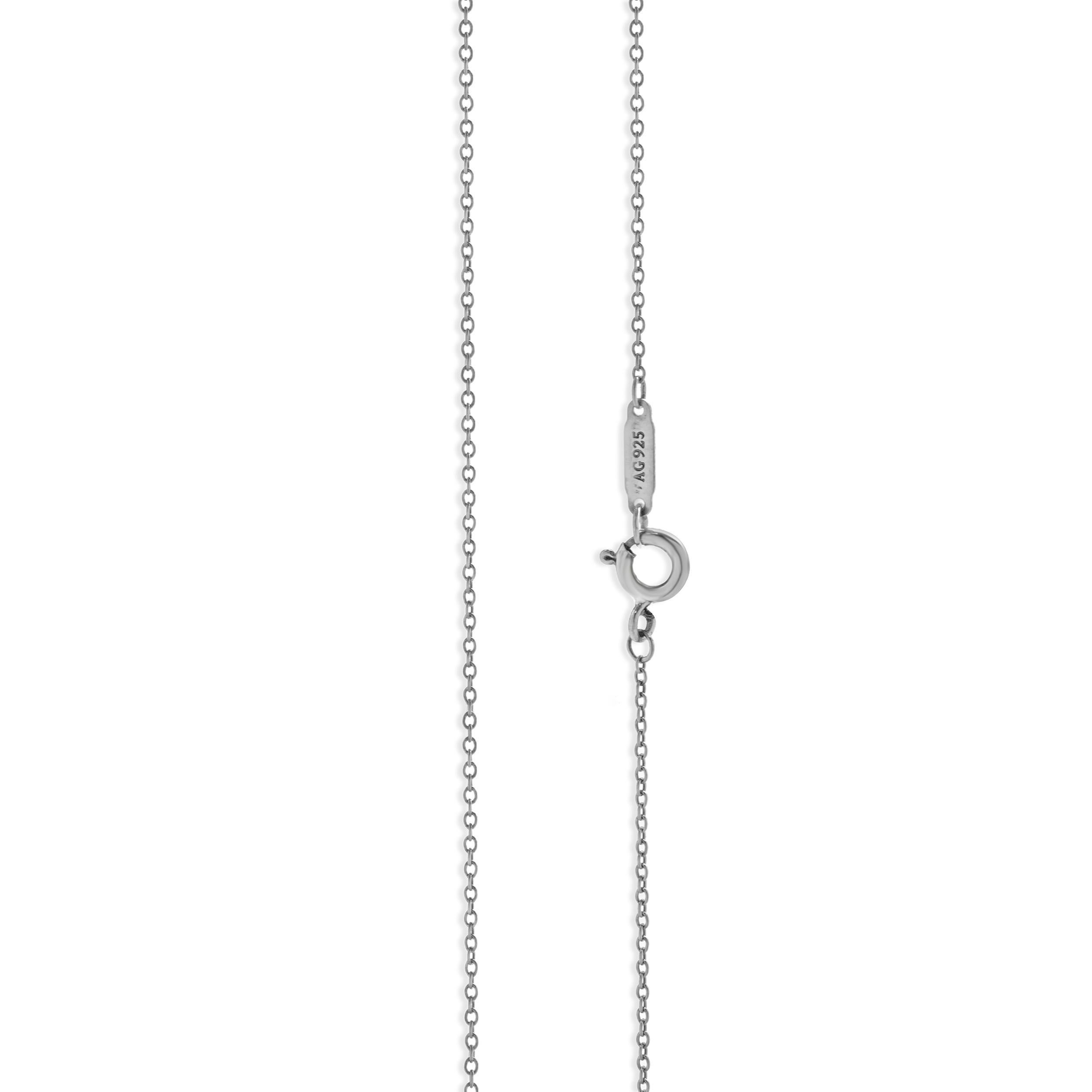 Women's Tiffany & Co. Sterling Silver Disc Necklace For Sale