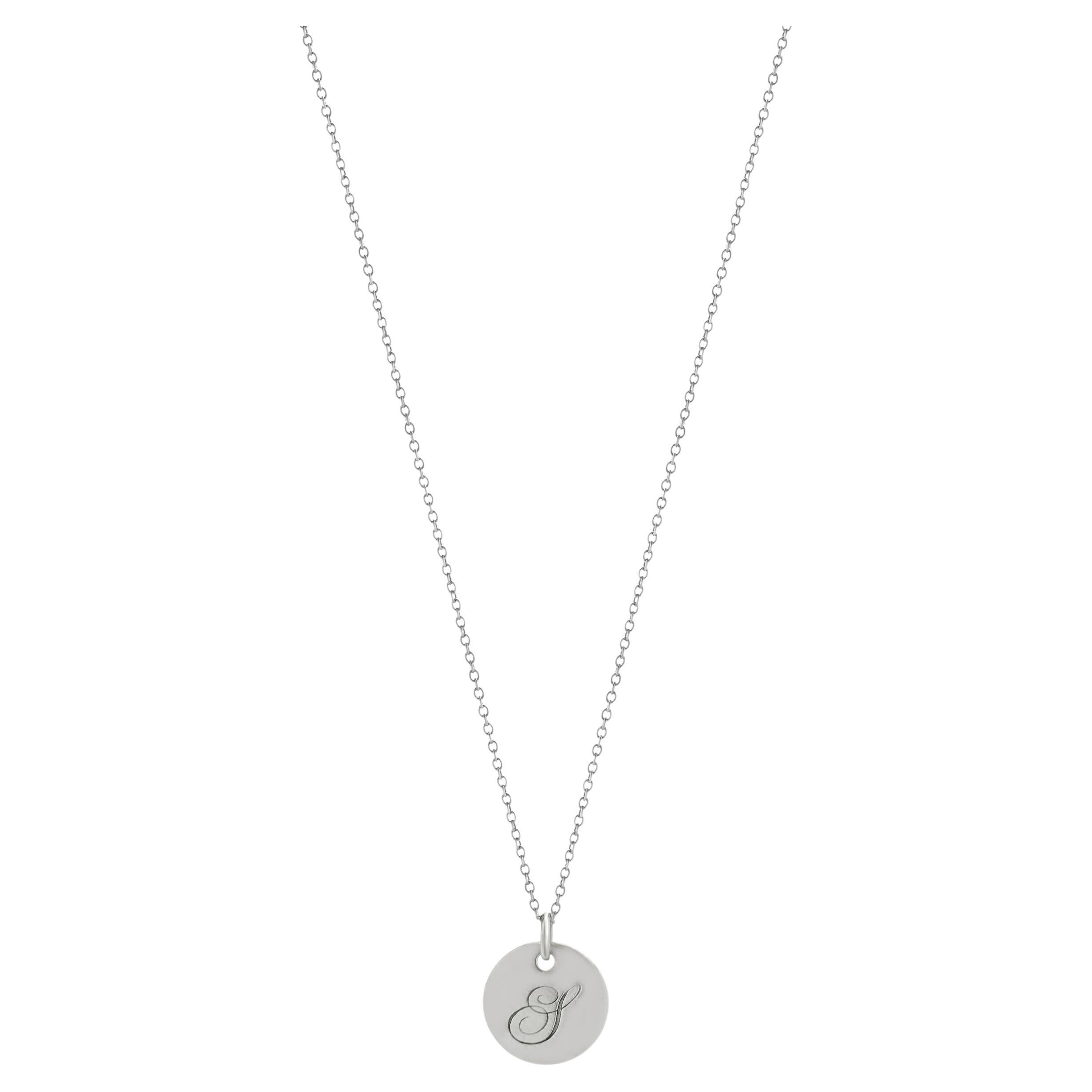 Tiffany & Co. Sterling Silver Disc Necklace