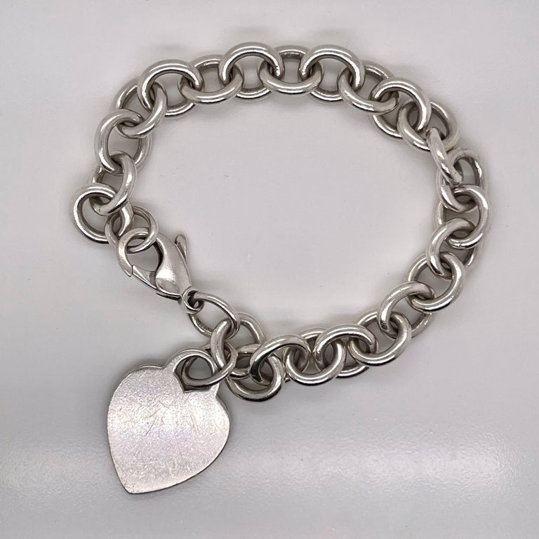 Tiffany and Co. Sterling Silver Dog Chain Link Bracelet and Tiffany and Co. Sterling Silver Dog Chain Link Bracelet and