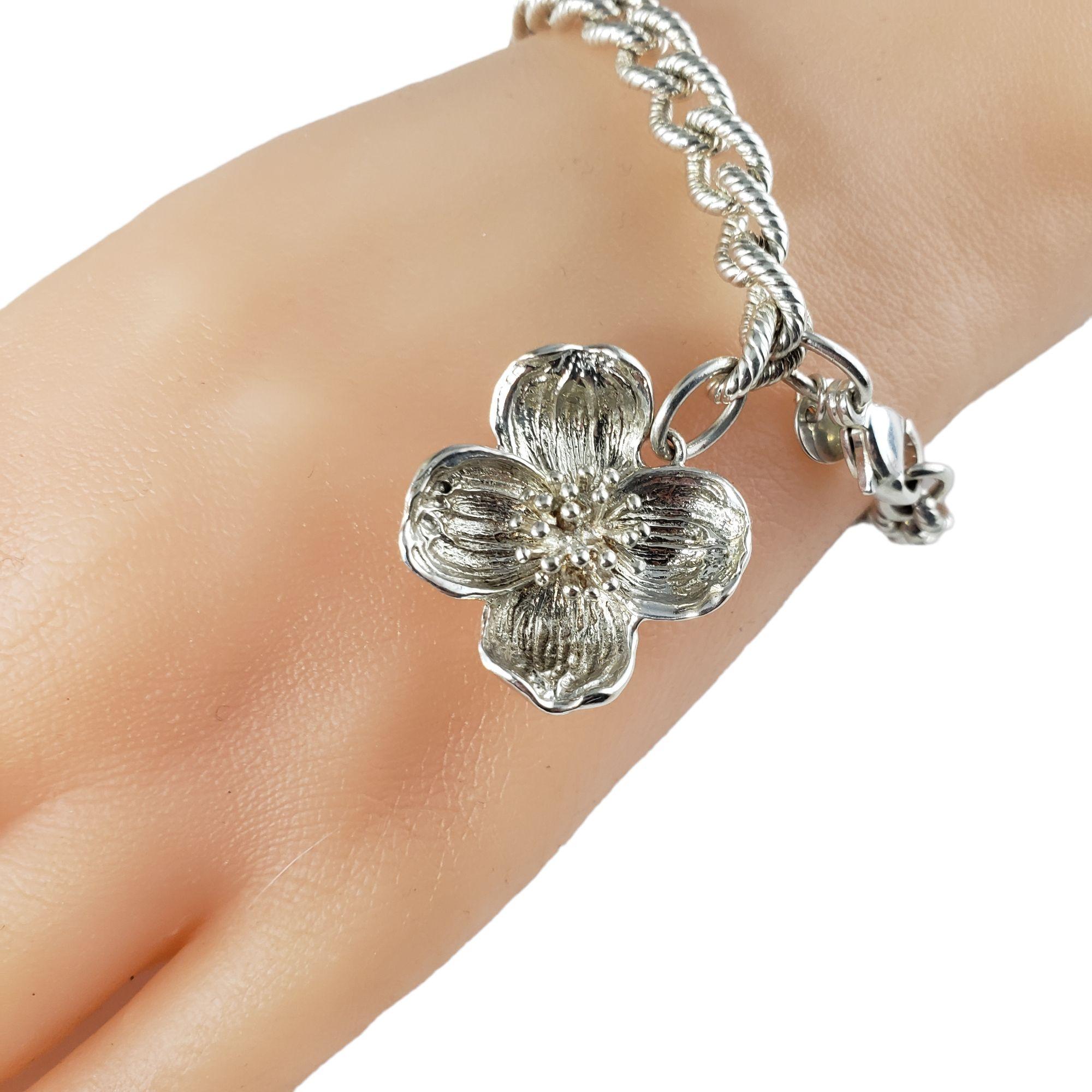 Tiffany & Co. Sterling Silver Dogwood Blossom Bracelet 3