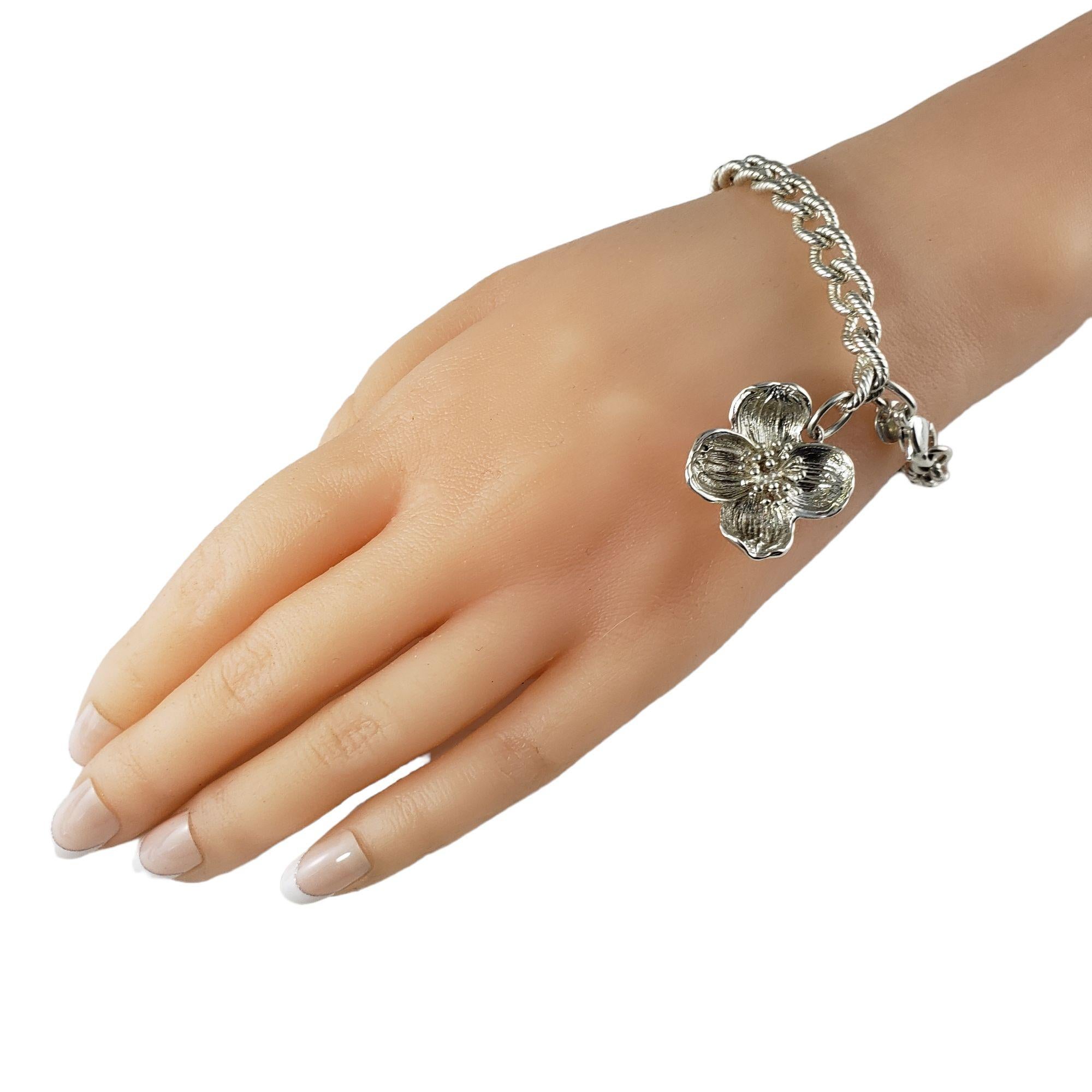 Tiffany & Co. Sterling Silver Dogwood Blossom Bracelet 4
