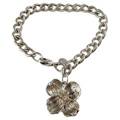 Vintage Tiffany & Co. Sterling Silver Dogwood Blossom Bracelet