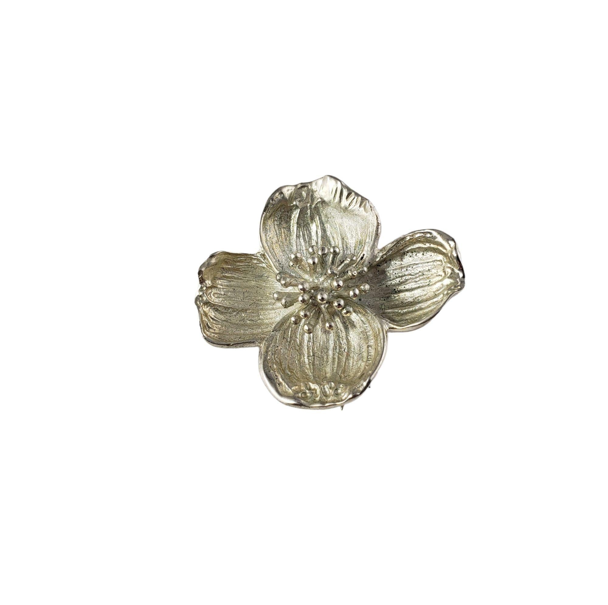 Women's Tiffany & Co. Sterling Silver Dogwood Blossom Pin / Brooch