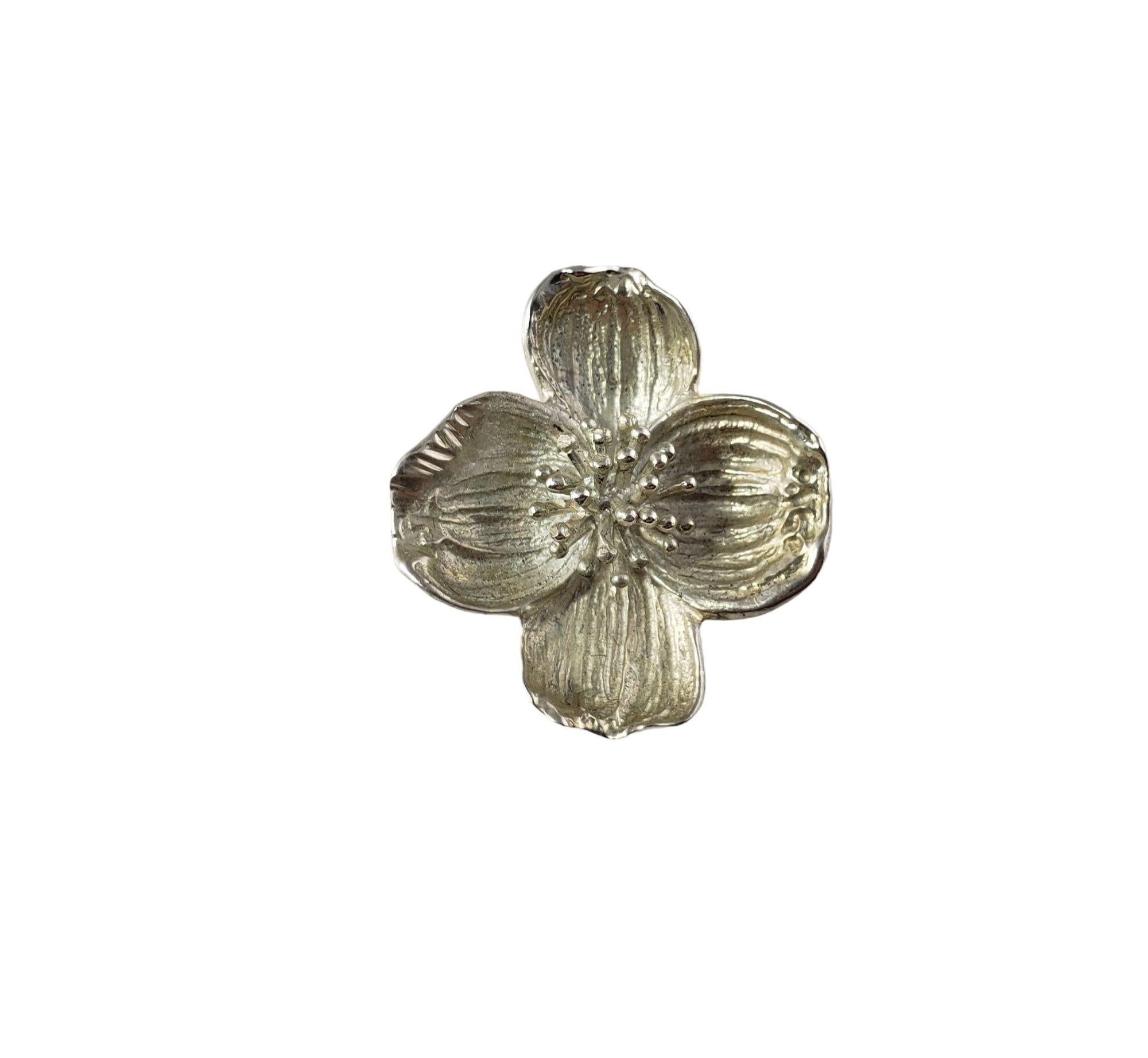 Tiffany & Co. Sterling Silver Dogwood Blossom Pin / Brooch 1