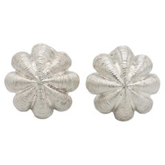 Tiffany & Co. Sterling Silver Dome Earrings