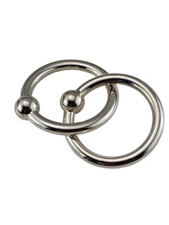 Tiffany & Co. Sterling Silver Double Ring Baby Rattle & Teething Ring #25450