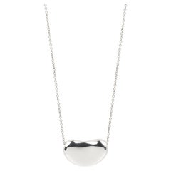 Tiffany & Co. Pendentif en argent Elsa Peretti 19mm Bean Design/One