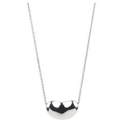 Tiffany & Co. Pendentif en argent Elsa Peretti 19mm Bean Design/One