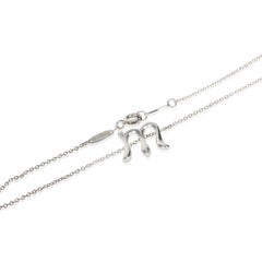 Tiffany & Co. Sterling Silver  Elsa Peretti Alphabet Initial M Pendant