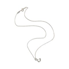 Tiffany & Co. Sterling Silver  Elsa Peretti Alphabet Pendant