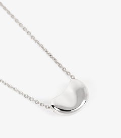Tiffany & Co. Sterling Silver Elsa Peretti Bean Necklace
