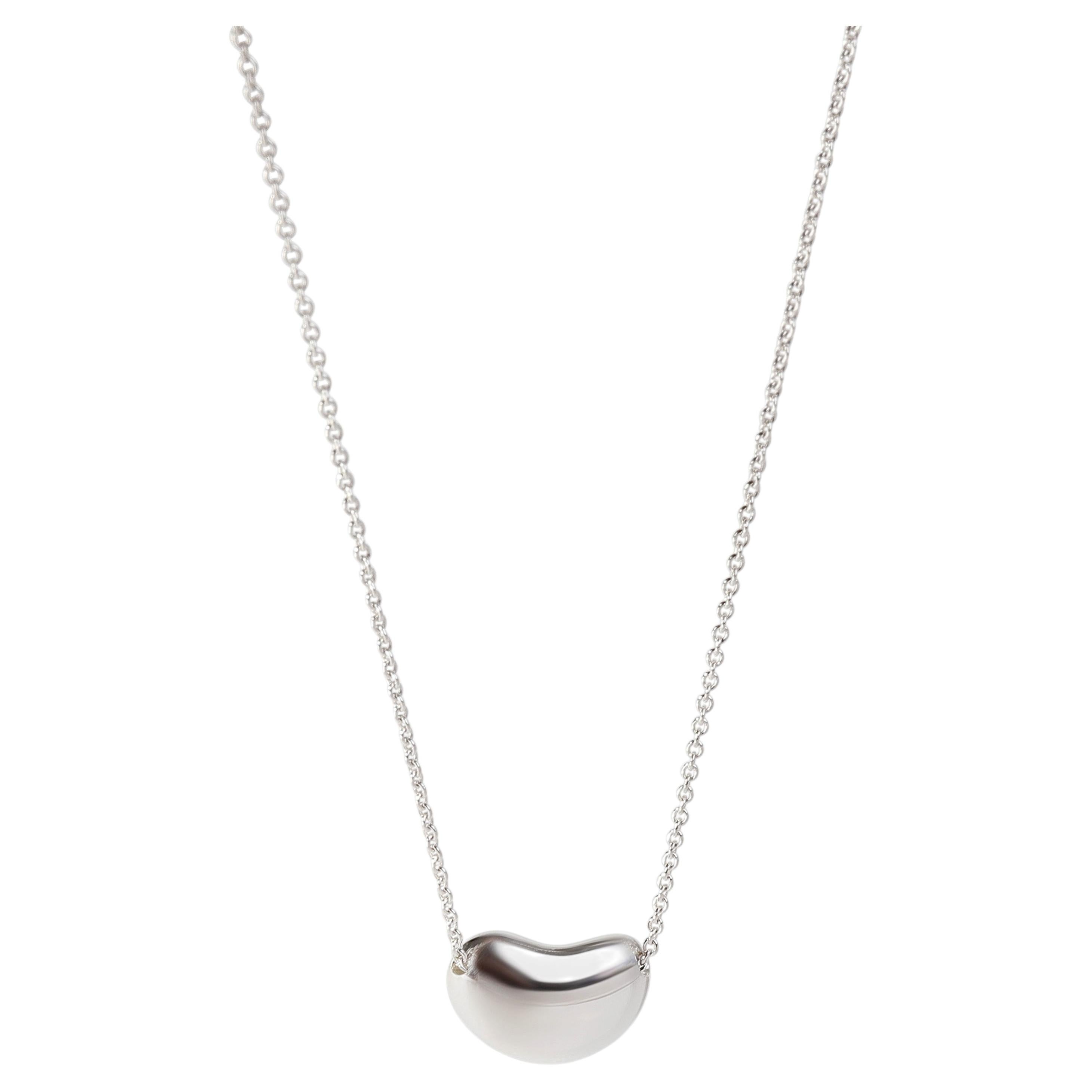 Tiffany & Co. Sterling Silver Elsa Peretti Bean Pendant