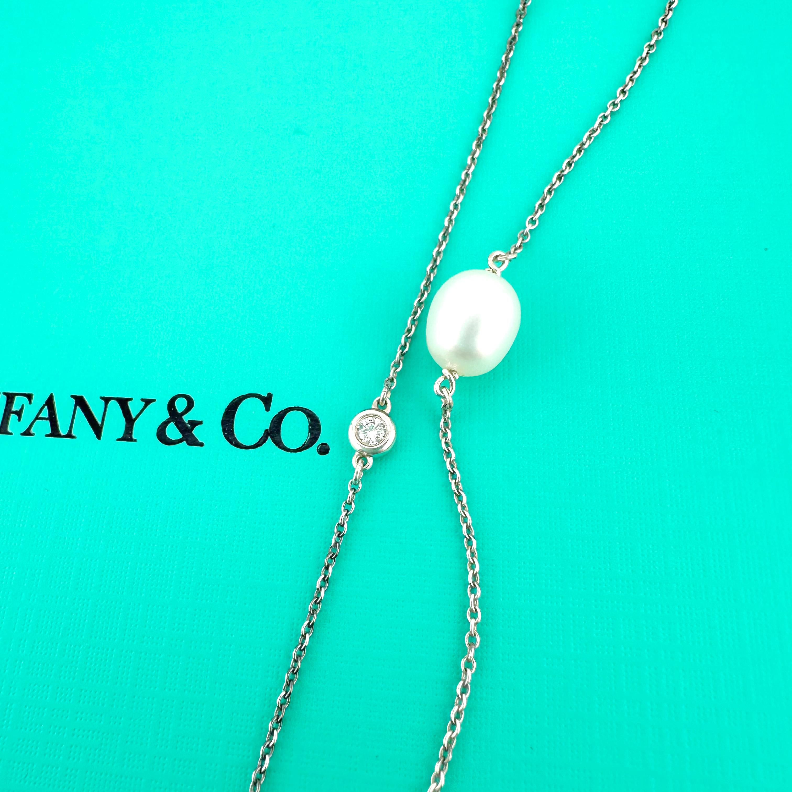 Tiffany & Co Sterling Silver Elsa Peretti Color by the Yard Sprinkle Necklace For Sale 7